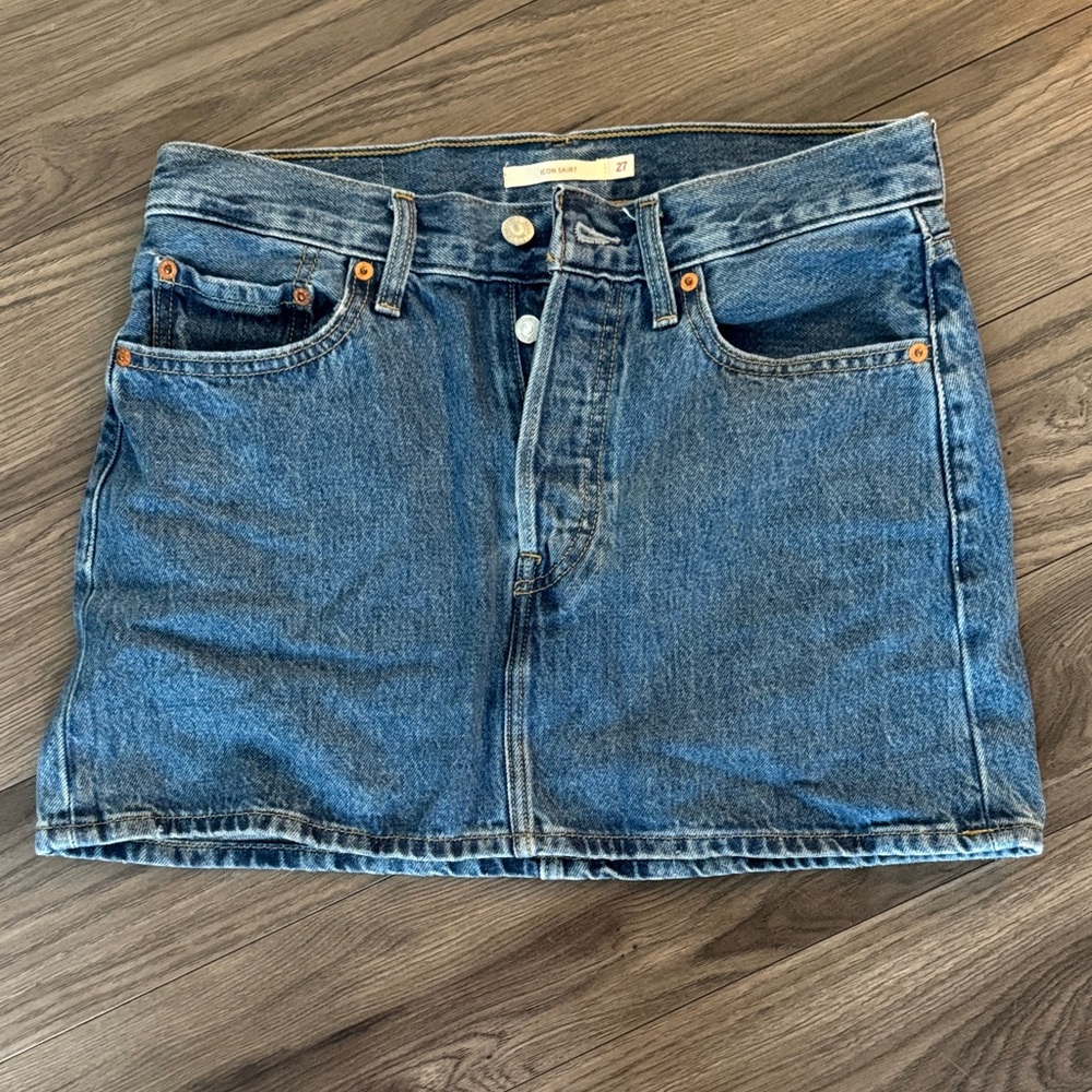 Denim Mini Skirt